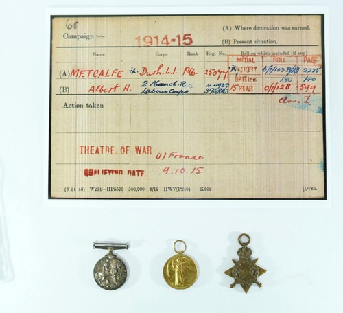 Ww1 medal trio 1914 star - ww1, 1914-15
