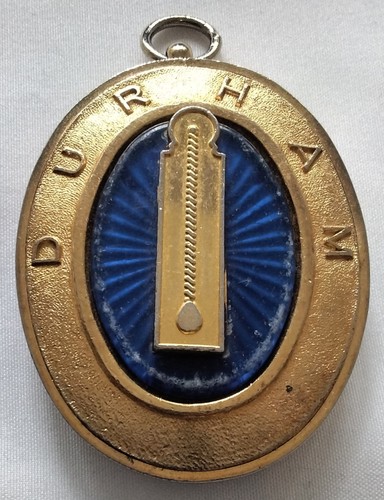 Durham masonic medal jewel - masonic,