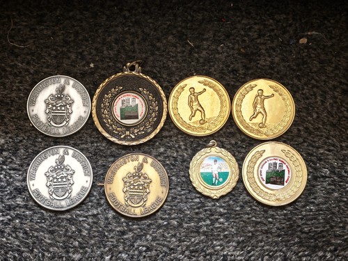 Vintage football medals - medals, job